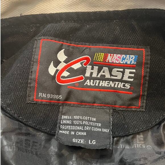 Chase Authentics Dale Earnhardt Jr NASCAR National‎ Guard Jacket Size Large - Picture 11 of 11